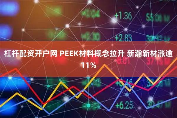 杠杆配资开户网 PEEK材料概念拉升 新瀚新材涨逾11%