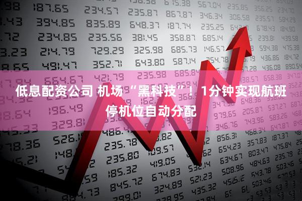 低息配资公司 机场 “黑科技”！1分钟实现航班停机位自动分配
