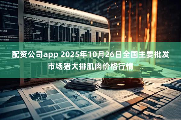 配资公司app 2025年10月26日全国主要批发市场猪大排肌肉价格行情